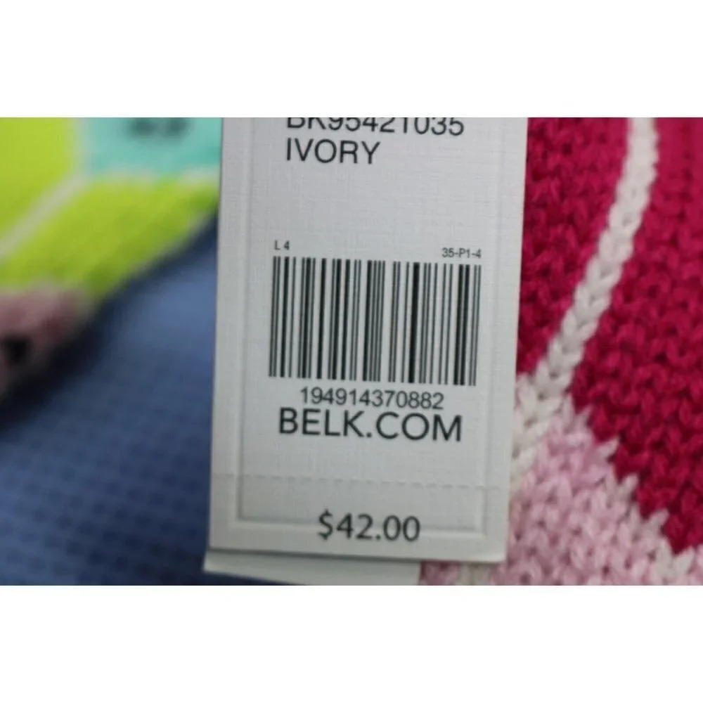 Crown & Ivy Brights Colorful Knitted Scarf-One Size-New w/Tags - Picture 5 of 10